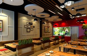 hệ thống hút mùi bếp nhà hàng gồm chụp hút đường ống và quạt hút