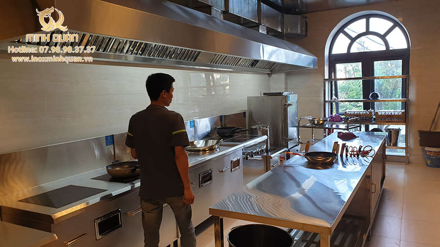 Thiết kế bếp công nghiệp cho khách sạn Hữu Nghị - Hải Dương