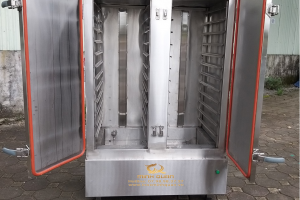 Tủ nấu cơm công nghiệp chính hãng, đa dạng 4–24 khay | Inox Minh Quân