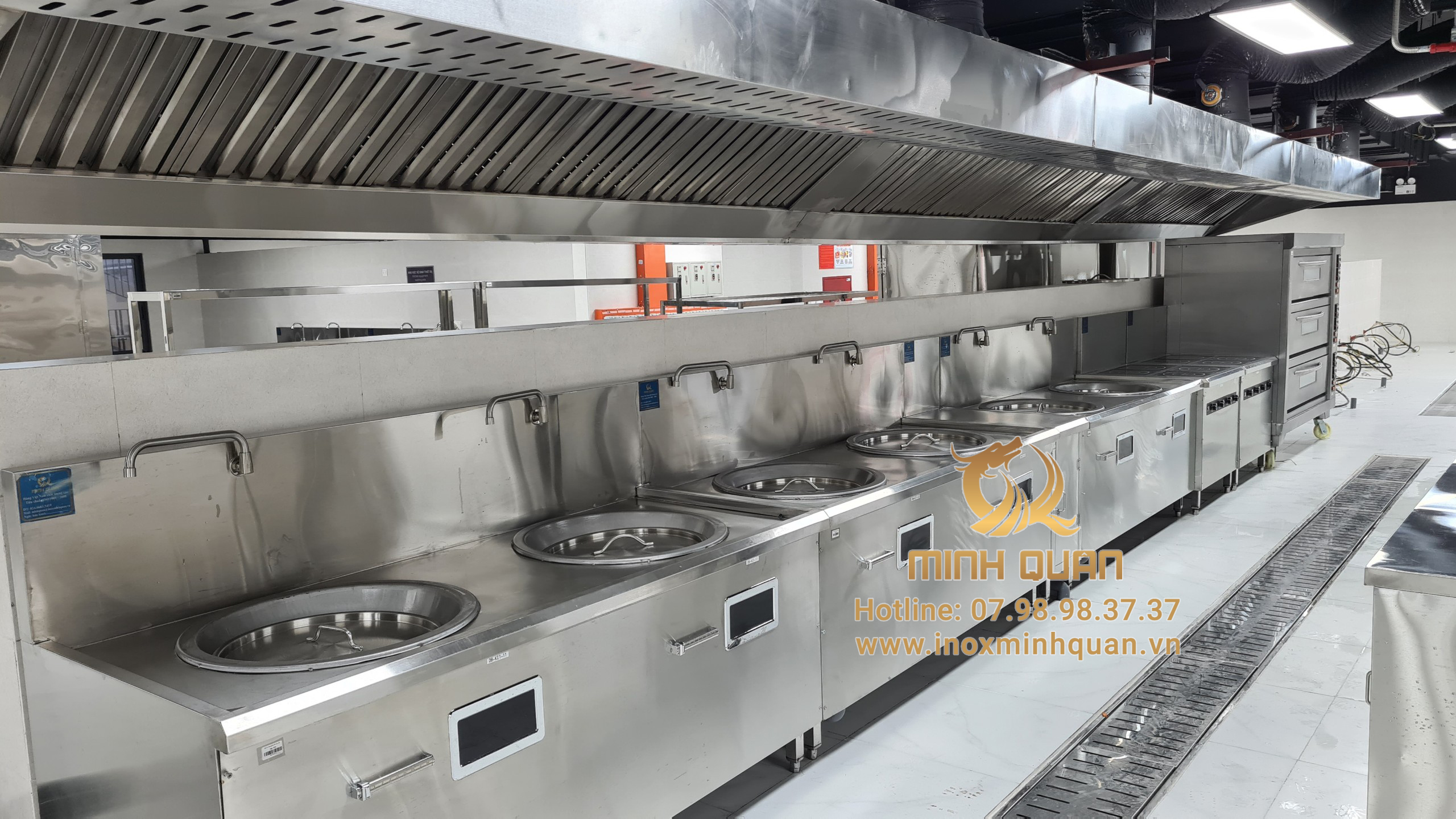 Inox Minh Quân - đơn vị cung cấp các mẫu bếp nhà hàng khách sạn nhập khẩu chính hãng