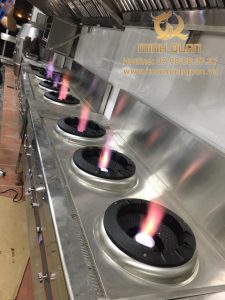 Tư vấn thiết kế và thi công lắp đặt hệ thống bếp gas công nghiệp tại INOX MINH QUÂN
