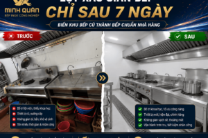 **3 BÍ QUYẾT THIẾT KẾ KHU BẾP CHUẨN – CHỦ QUÁN NHẤT ĐỊNH PHẢI BIẾT**