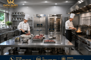 HOÀN THIỆN KHÔNG GIAN BẾP CÔNG NGHIỆP ĐI VÀO VẬN HÀNH