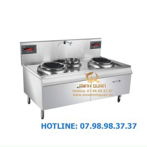 Bếp từ công nghiệp đôi lõm kính