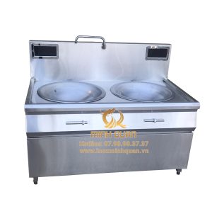 Bếp từ công nghiệp đôi lõm liền
