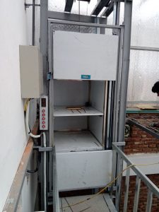 bảo trì thang tời thực phẩm 50kg