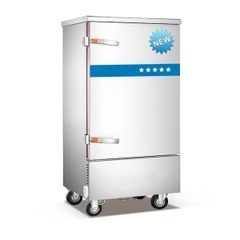 tủ hấp cơm công nghiệp bằng gas 14 khay