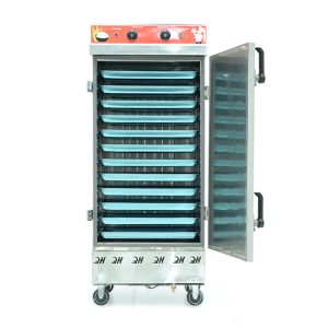 tủ hấp cơm công nghiệp bằng gas 12 khay